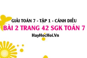 Giải bài 2 trang 42 Toán 7 Tập 1 SGK Cánh Diều: Tìm số đối của một số
